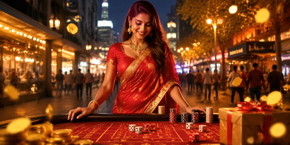 Slot machine reels spinning with bright neon colors